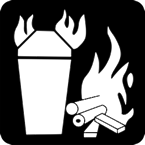 Class A Fire Square Symbol